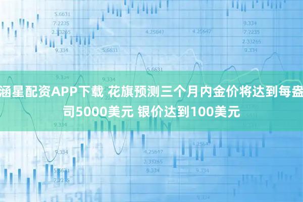 涵星配资APP下载 花旗预测三个月内金价将达到每盎司5000美元 银价达到100美元