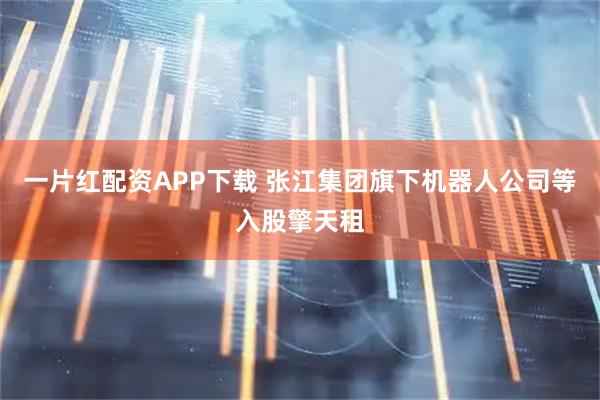 一片红配资APP下载 张江集团旗下机器人公司等入股擎天租